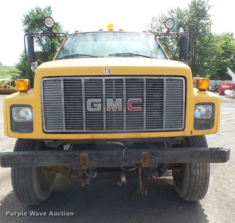 image for item DA1705 1997 GMC C7500 flatbed truck