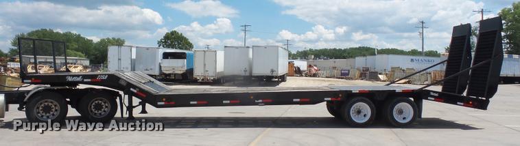 image for item DA1721 2001 Nuttall 235LBPS drop deck equipment trailer