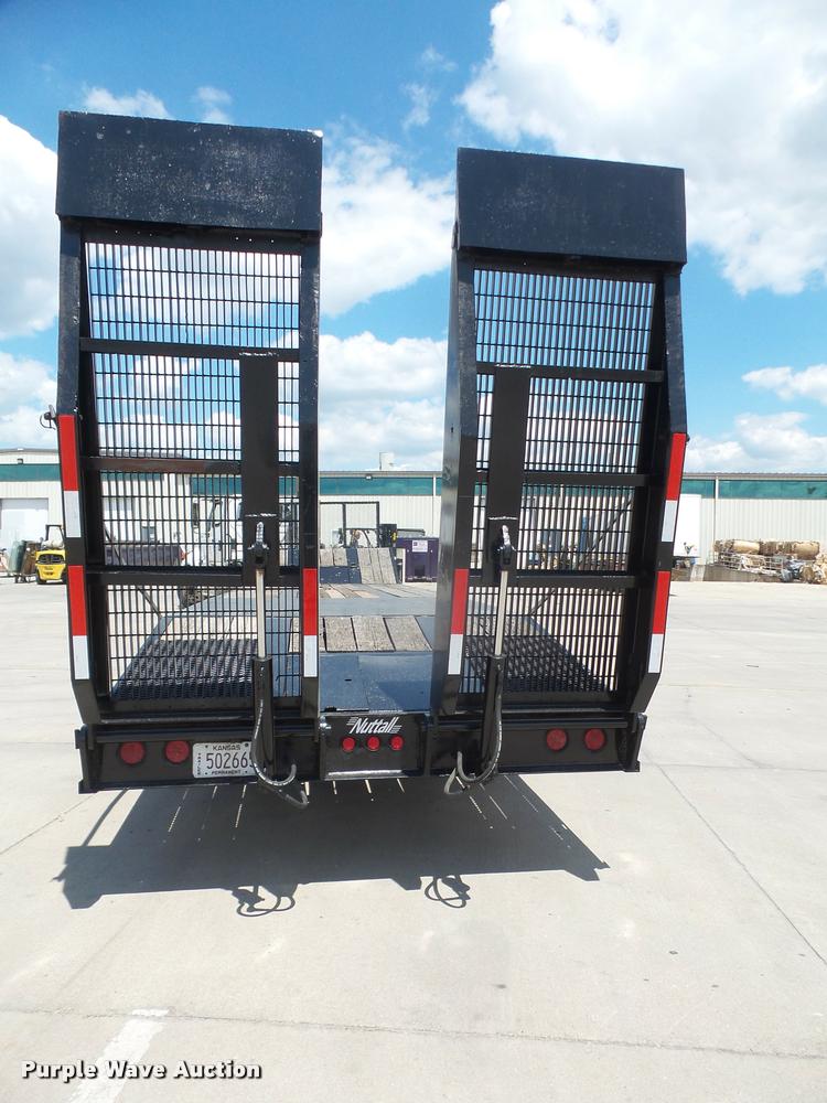 image for item DA1721 2001 Nuttall 235LBPS drop deck equipment trailer