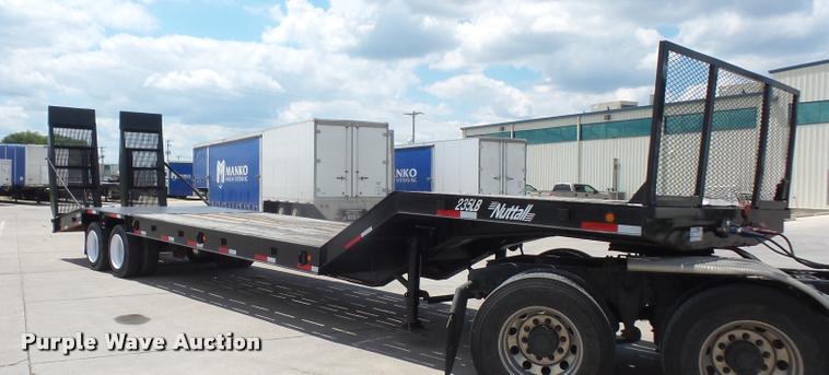 image for item DA1721 2001 Nuttall 235LBPS drop deck equipment trailer