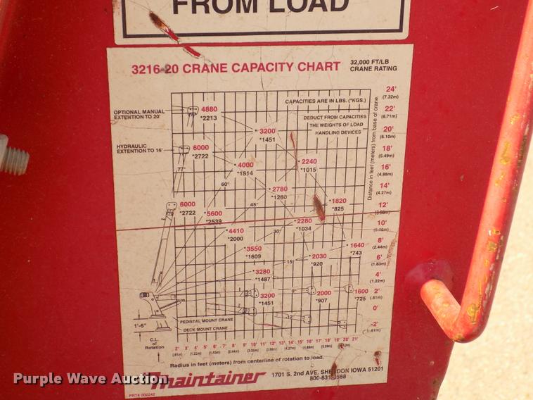 image for item DA3051 2004 Ford F550 Super Duty service truck with crane