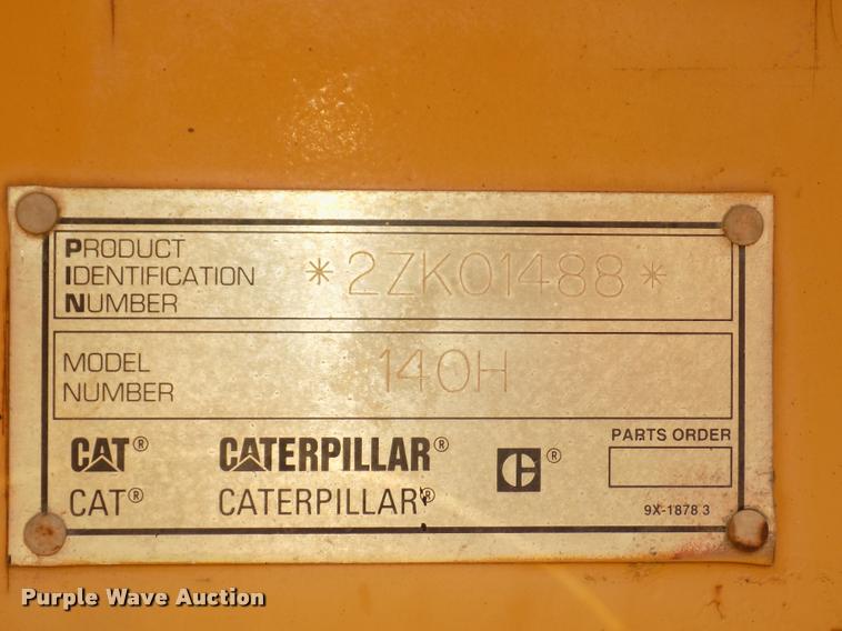 image for item DA3055 1997 Caterpillar 140H motor grader