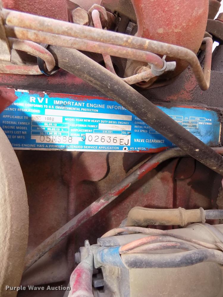 image for item DA3070 1989 Mack MS200P box truck