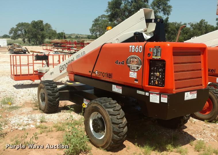 image for item DA5655 2014 Snorkel TB60 boom lift