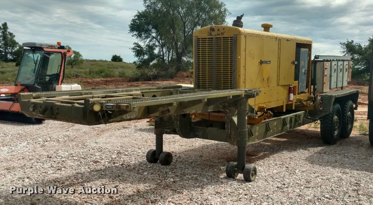 image for item DA5663 Drop deck generator trailer