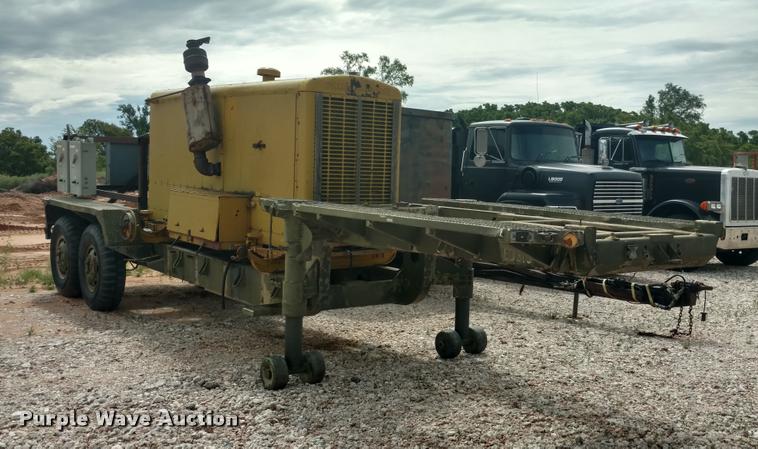 image for item DA5663 Drop deck generator trailer