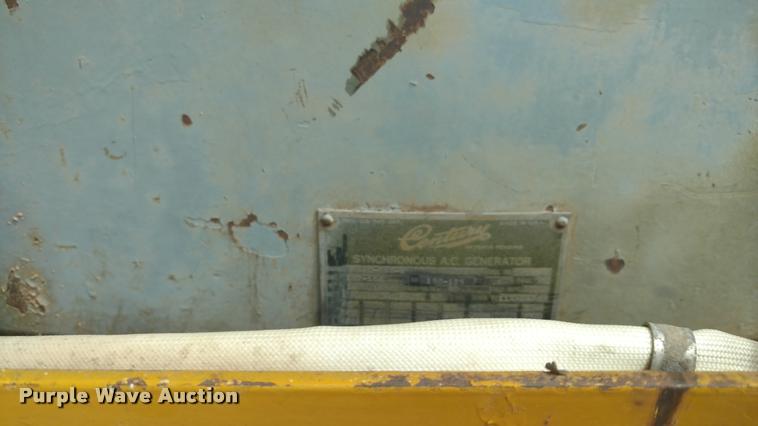 image for item DA5663 Drop deck generator trailer