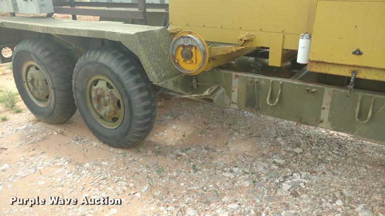 image for item DA5663 Drop deck generator trailer