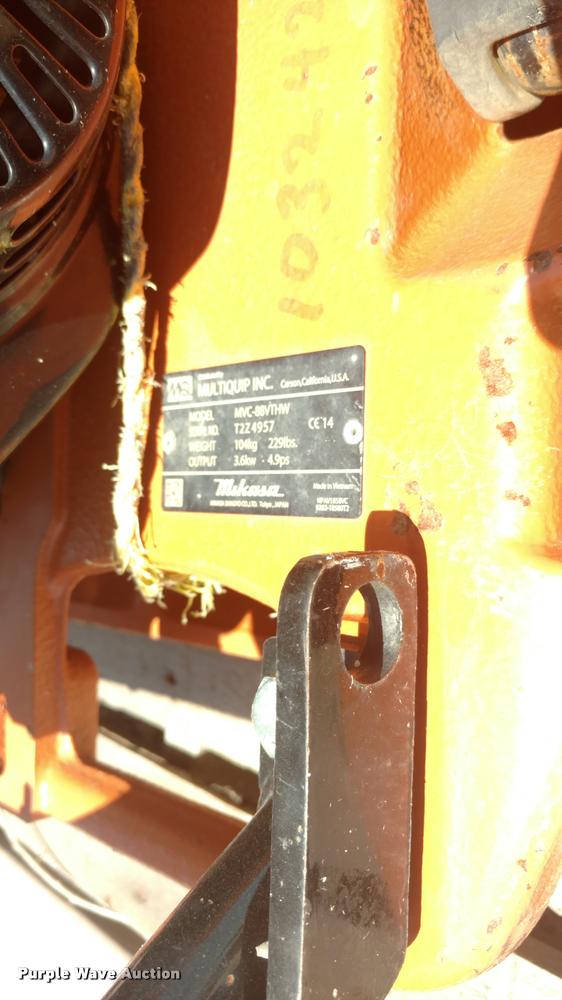 image for item DA5682 Multiquip MVL-88VTHW compactor