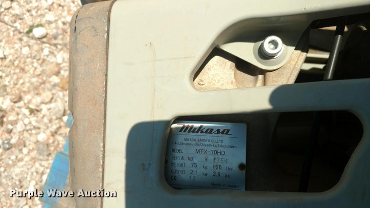 image for item DA5685 Multiquip MTX-70 compactor