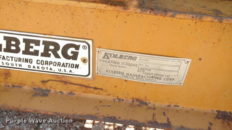 image for item DA5688 Kolberg 2D4812 vibrating screen