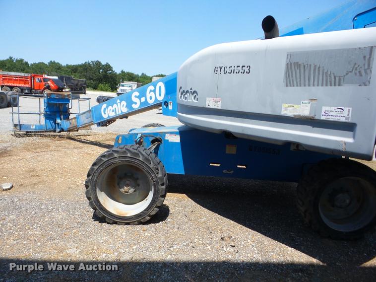 image for item DB0850 2004 Genie S60 boom lift