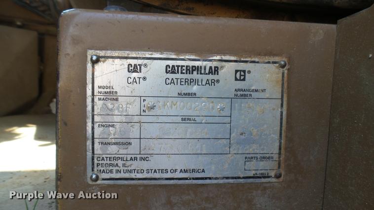 image for item DB3266 1994 Caterpillar 938F wheel loader