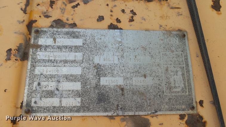 image for item DB3324 2001 CMI RS-800 reclaimer