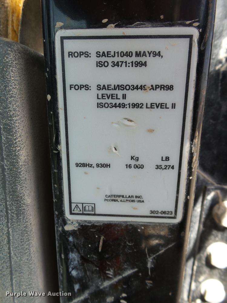 image for item DB4081 2008 Caterpillar 930H wheel loader