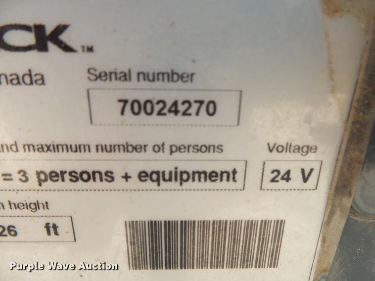 image for item DB7433 2015 Sky Jack SJIII 4626 scissor lift