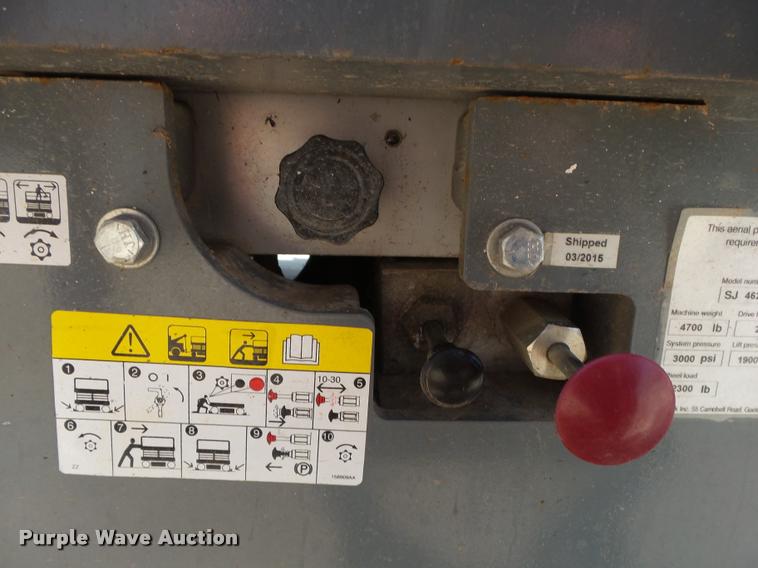 image for item DB7433 2015 Sky Jack SJIII 4626 scissor lift