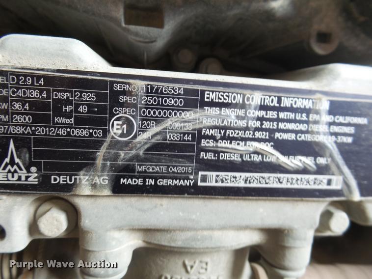 image for item DB7434 2015 JLG 450AJ boom lift