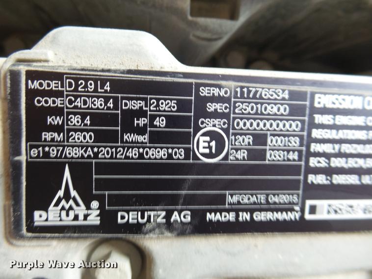 image for item DB7434 2015 JLG 450AJ boom lift