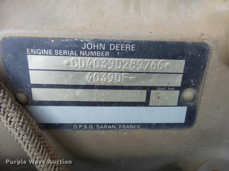 image for item DB7436 Ingersoll Rand PL85WJD air compressor