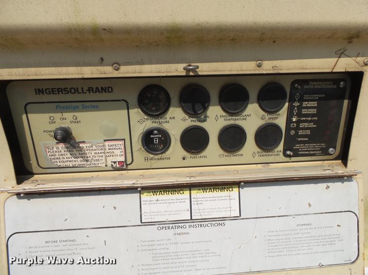 image for item DB7436 Ingersoll Rand PL85WJD air compressor