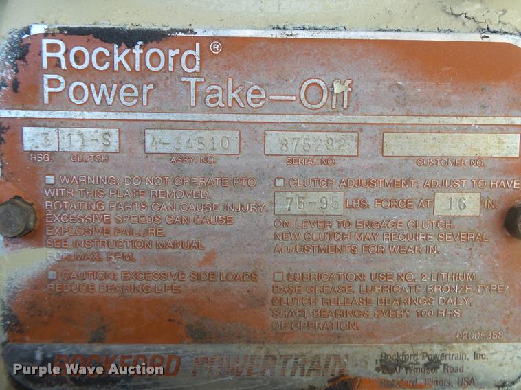 image for item DB7438 Finn MSD-22 bale shredder