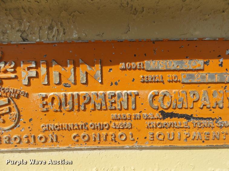 image for item DB7439 Finn MSD-30 bale shredder