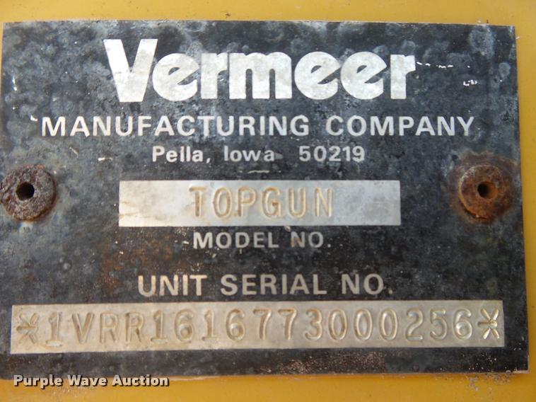 image for item DB7440 Vermeer Top Gun bale shredder