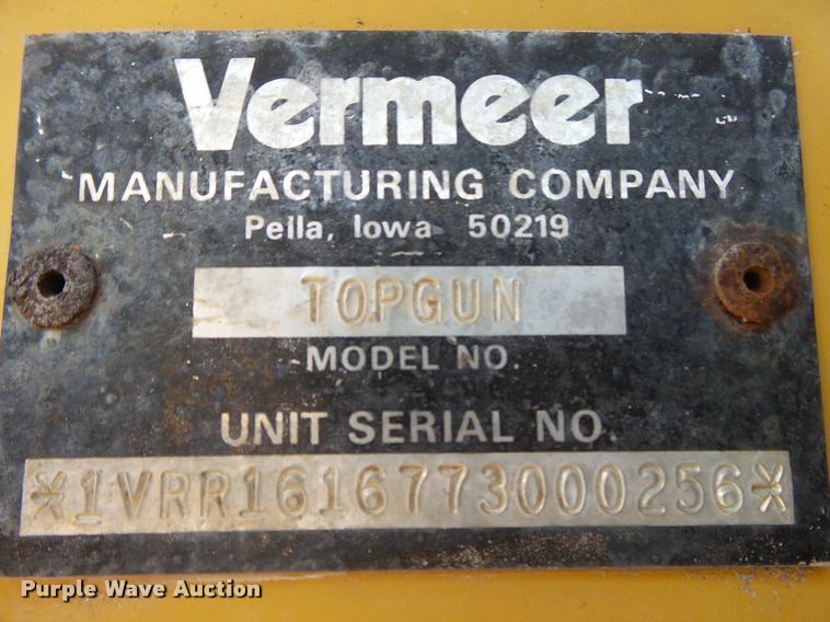 image for item DB7440 Vermeer Top Gun bale shredder