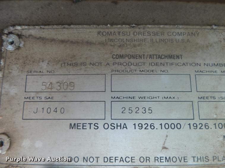 image for item DB7452 Komatsu WA250 wheel loader