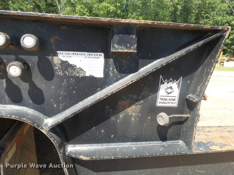 image for item DB7454 1997 Trail King TK70HT-482 hydratail equipment trailer