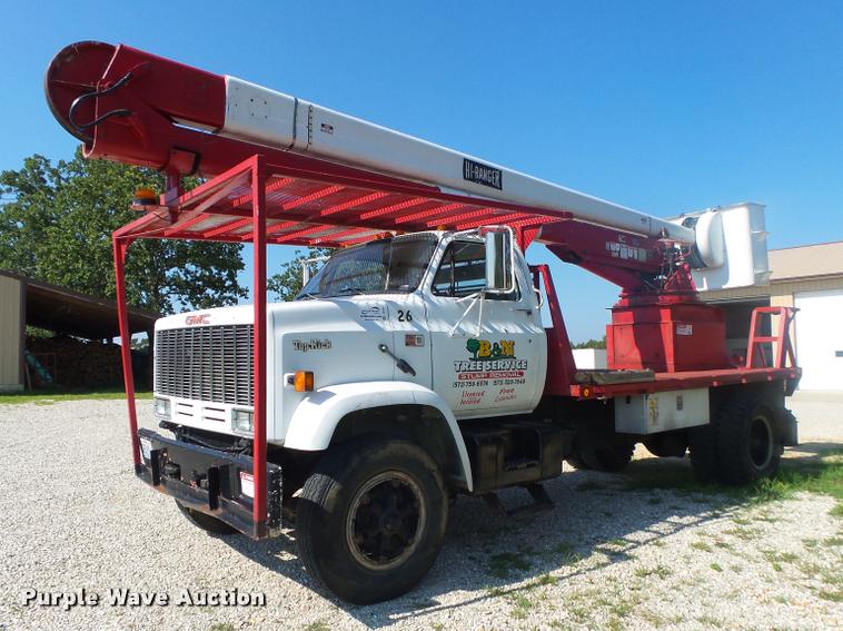 image for item DB7460 1989 GMC TopKick 7000 bucket truck