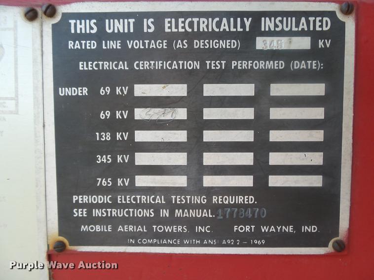 image for item DB7460 1989 GMC TopKick 7000 bucket truck