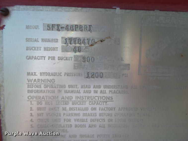 image for item DB7460 1989 GMC TopKick 7000 bucket truck