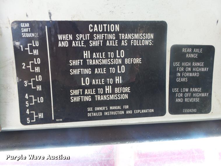 image for item DB7460 1989 GMC TopKick 7000 bucket truck