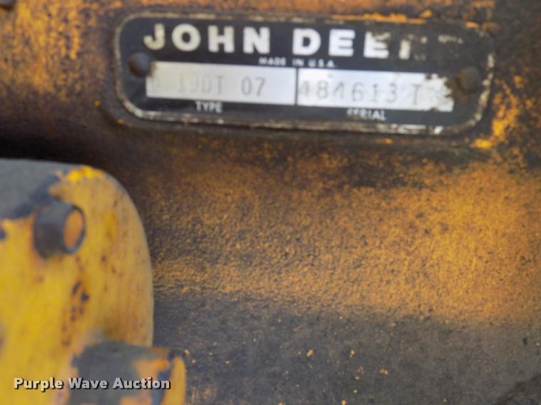 image for item DC4942 1979 John Deere 310AD backhoe