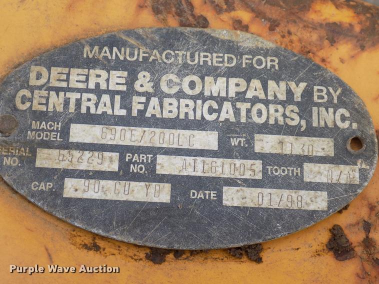 image for item DC4943 Excavator bucket