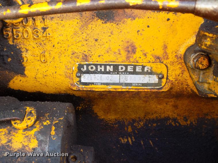 image for item DC4944 1976 John Deere 450CA loader