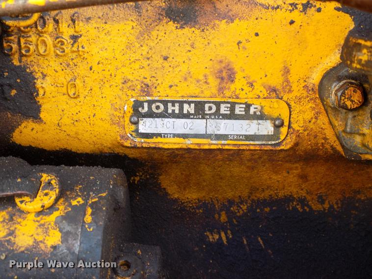 image for item DC4944 1976 John Deere 450CA loader