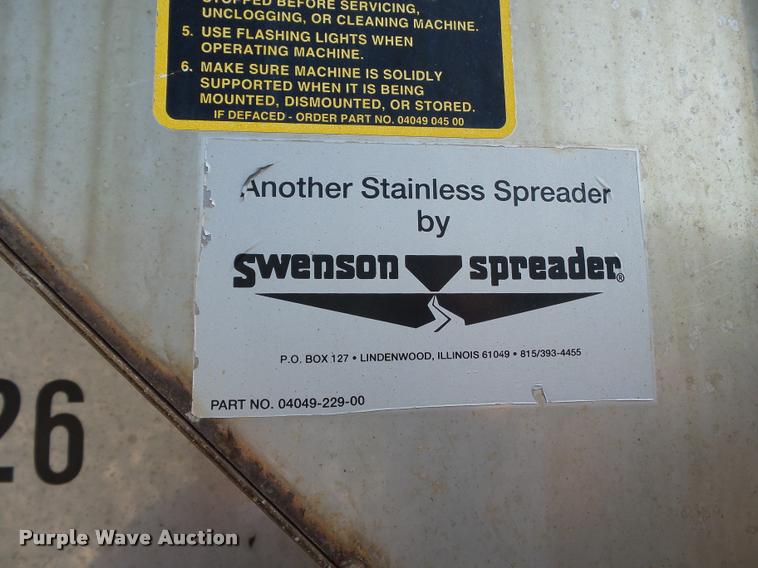 image for item DC6832 Swenson spreader