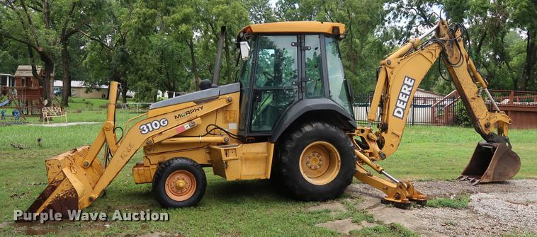 image for item DD1695 2002 John Deere 310G backhoe
