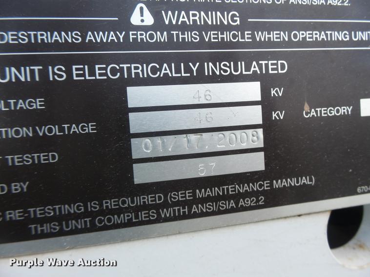 image for item DF9347 2008 Ford F550 Super Duty bucket truck