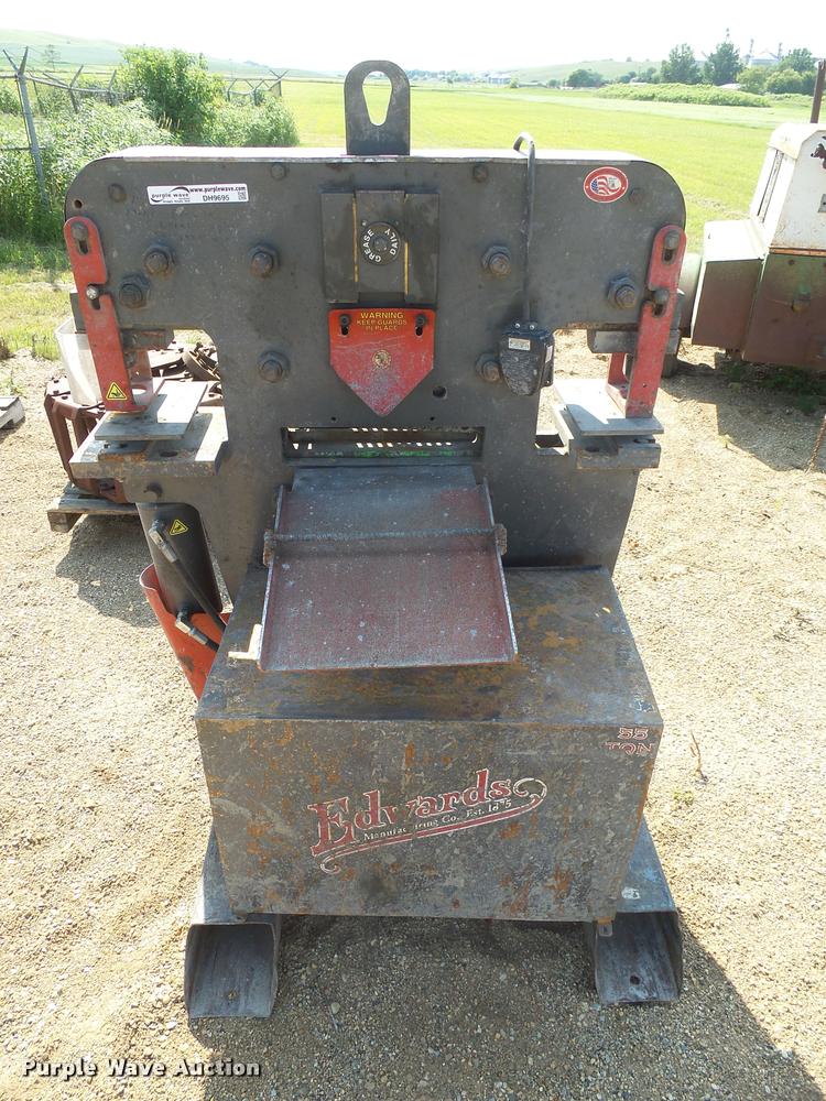 image for item DH9695 Edwards 55 Ton iron worker