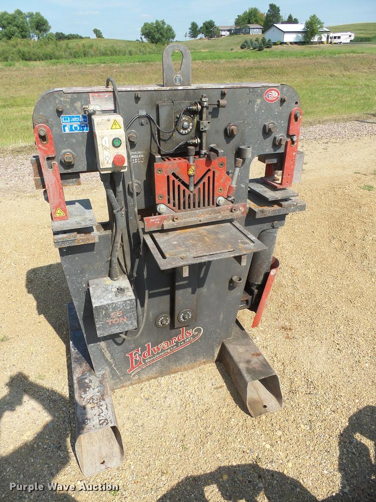 image for item DH9695 Edwards 55 Ton iron worker