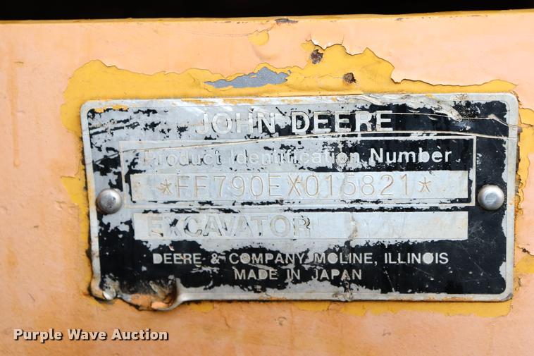 image for item DK9533 1997 John Deere 790E LC excavator