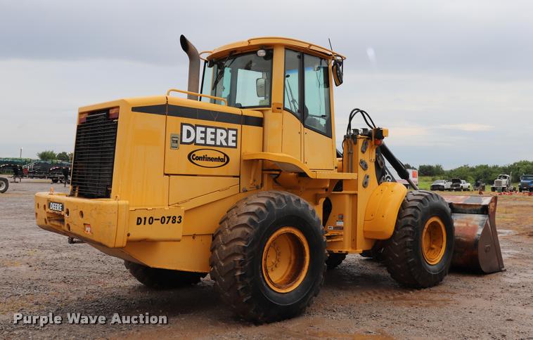 image for item DK9535 2000 John Deere TC62H wheel loader