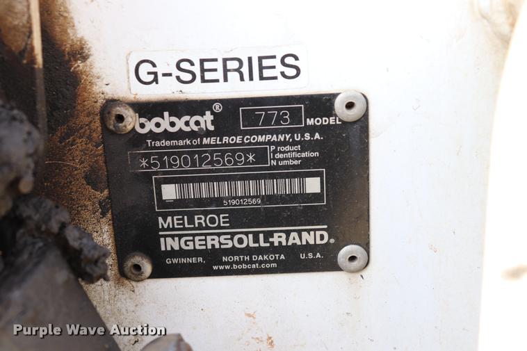 image for item DK9540 2000 Bobcat 773 skid steer