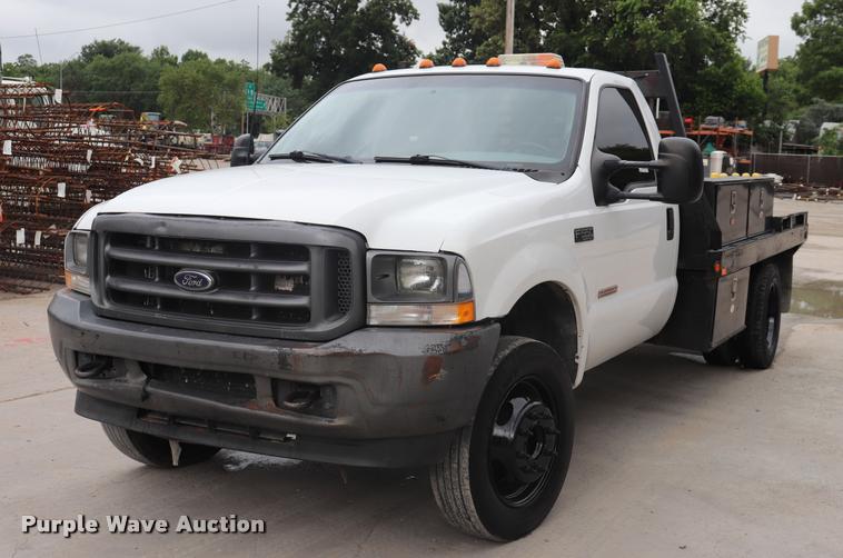 image for item DK9543 2003 Ford F550 Super Duty flatbed truck