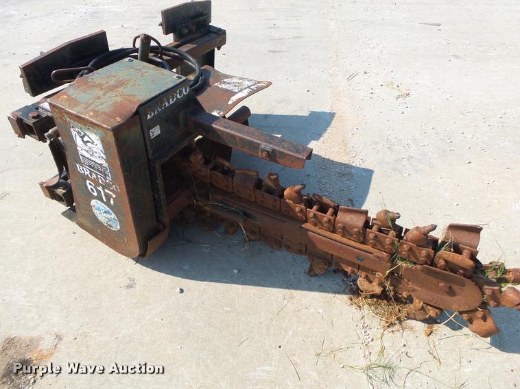 image for item DS9748 Bradco 617 skid steer trencher