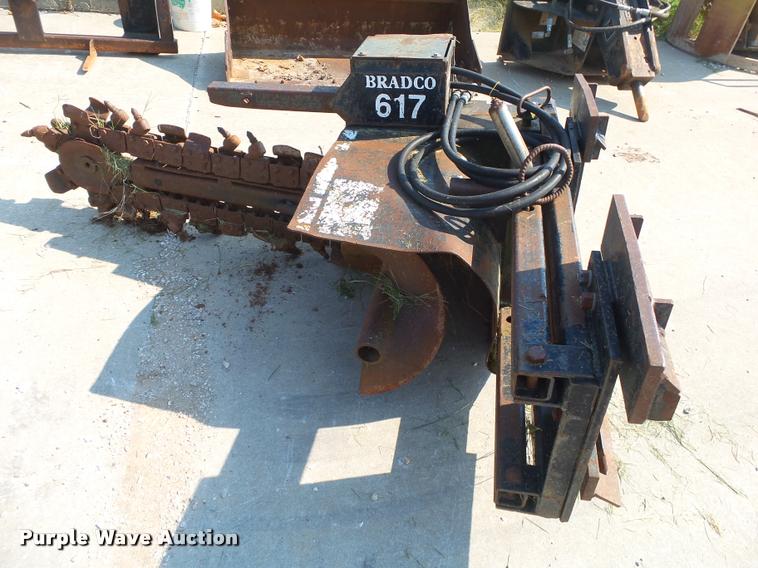 image for item DS9748 Bradco 617 skid steer trencher